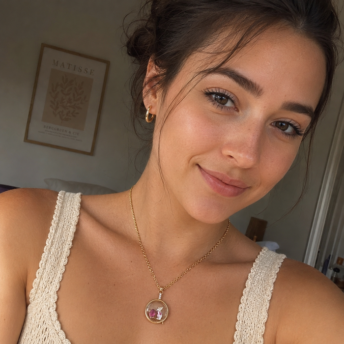 Clasp & Co. customer wearing the product